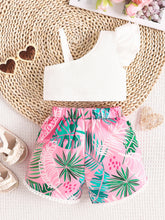 Kids' Multicolor Asymmetrical Top and Shorts Set - Sun Imperial product photo 16
