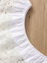 Kids' Off-Shoulder Lace Top and Denim Skirt Set - Sun Imperial product photo 5