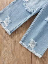 Kids' Ruffle Top and Jeans Set with Headband - Sun Imperial product photo 7