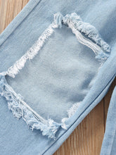 Kids' Ruffle Top and Jeans Set with Headband - Sun Imperial product photo 8