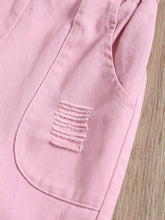 Kids' Tank Top and Ripped Overalls Set - Sun Imperial product photo 5