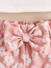 Kids' White Asymmetrical-Neck Top and Shorts Set - Sun Imperial product photo 4