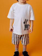 Kids' Zebra Tee and Striped Shorts Set - Sun Imperial product photo 1