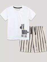 Kids' Zebra Tee and Striped Shorts Set - Sun Imperial product photo 2
