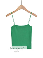 Knit Skinny-Strap Cami Top — Short or Long - Sun Imperial product photo 16