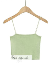 Knit Skinny-Strap Cami Top — Short or Long - Sun Imperial product photo 9