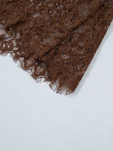 Lace Patchwork Hem Long Casual Shift Skirt - Sun Imperial product photo 8