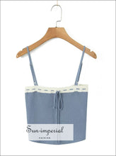 Lace-Trim Knit Cardigan, Cami and Mini Skirt — Set or Separates - Sun Imperial product photo 18