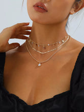 Layered Butterfly and Zircon Charm Necklace - Sun Imperial product photo 1