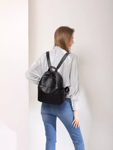 Minimalist Chic PU Leather Casual Backpack Bag - Sun Imperial product photo 1