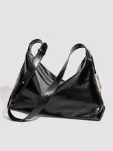 Minimalist Glossy Leather Slouchy Shoulder Bag - Sun Imperial product photo 7
