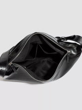 Minimalist Glossy Leather Slouchy Shoulder Bag - Sun Imperial product photo 8