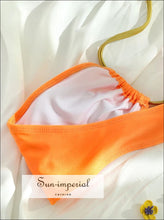 Neon Color-Block Triangle Bikini Set - Sun Imperial product photo 4