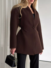 One-Button Long-Sleeve Blazer - Sun Imperial product photo 10