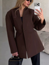 One-Button Long-Sleeve Blazer - Sun Imperial product photo 9