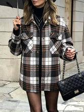 Plaid Snap Down Shacket - Sun Imperial product photo 4