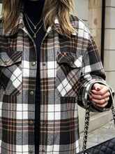 Plaid Snap Down Shacket - Sun Imperial product photo 6