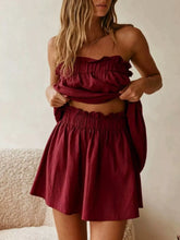 Plus-Size Strapless Top and High-Waisted Skirt Set - Sun Imperial product photo 19