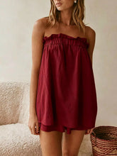 Plus-Size Strapless Top and High-Waisted Skirt Set - Sun Imperial product photo 20