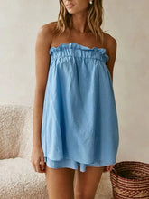 Plus-Size Strapless Top and High-Waisted Skirt Set - Sun Imperial product photo 23