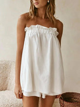Plus-Size Strapless Top and High-Waisted Skirt Set - Sun Imperial product photo 3