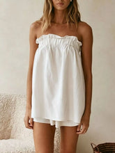 Plus-Size Strapless Top and High-Waisted Skirt Set - Sun Imperial product photo 4