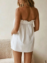 Plus-Size Strapless Top and High-Waisted Skirt Set - Sun Imperial product photo 5