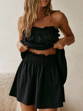 Plus-Size Strapless Top and High-Waisted Skirt Set - Sun Imperial product photo 6