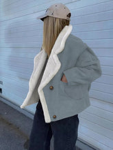 Plush Lined Dropped Shoulder Outerwear - Sun Imperial product photo 2