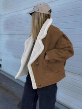Plush Lined Dropped Shoulder Outerwear - Sun Imperial product photo 4