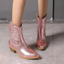 Point Toe Block Heels Boots - Sun Imperial product photo 1