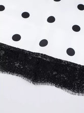 Polka Dot Midi Skirt with Lace Trim - Sun Imperial product photo 16