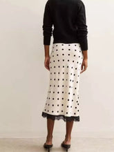 Polka Dot Midi Skirt with Lace Trim - Sun Imperial product photo 4