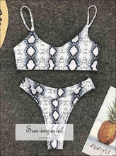 Printed Wire-Free Bikini Set - Sun Imperial product photo 9