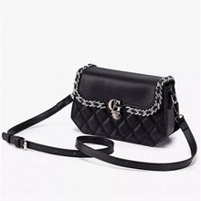 Quilted PU Leather Crossbody Bag with Rhinestone Decor - Sun Imperial product photo 5