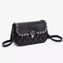 Quilted PU Leather Crossbody Bag with Rhinestone Decor - Sun Imperial product photo 6