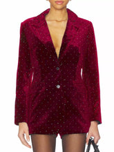 Rhinestone Embellished Single-Breasted Blazer - Sun Imperial product photo 3