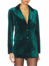 Rhinestone Embellished Single-Breasted Blazer - Sun Imperial product photo 5