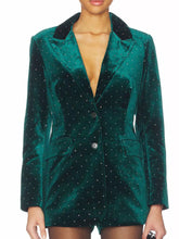 Rhinestone Embellished Single-Breasted Blazer - Sun Imperial product photo 6