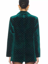 Rhinestone Embellished Single-Breasted Blazer - Sun Imperial product photo 7