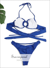 Ring-Detail Wire-Free Bikini Set - Sun Imperial product photo 4
