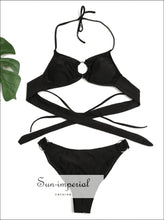 Ring-Detail Wire-Free Bikini Set - Sun Imperial product photo 5