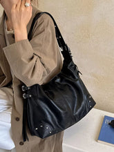 Rivet Decor Shoulder Bag - Sun Imperial product photo 3