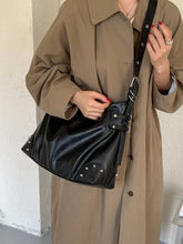 Rivet Decor Shoulder Bag - Sun Imperial product photo 4