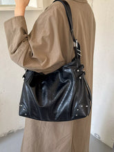 Rivet Decor Shoulder Bag - Sun Imperial product photo 9