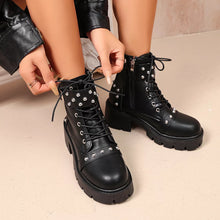 Round Toe Block Heels Boots - Sun Imperial product photo 1