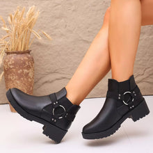 Round Toe Block Heels Boots - Sun Imperial product photo 1