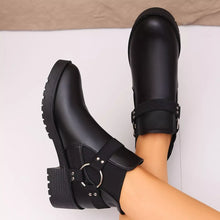 Round Toe Block Heels Boots - Sun Imperial product photo 3