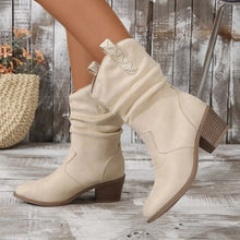 Round Toe Block Heels Boots - Sun Imperial product photo 10