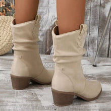Round Toe Block Heels Boots - Sun Imperial product photo 11